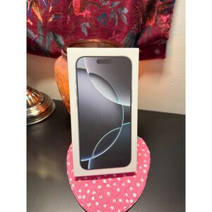 Box ONLY! Apple iPhone 16 Pro White Titanium 256GB Box Only